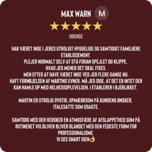 Review af Carlsens Barbershop - 5-stjerner