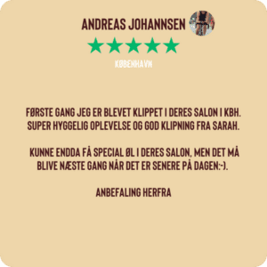 Review af Carlsens Barbershop - 5-stjerner