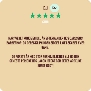 Review af Carlsens Barbershop - 5-stjerner